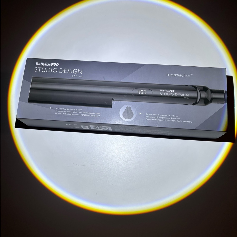BaBylissPRO Studio Design 1.5" Flat Iron - Black